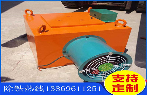 電磁除鐵器，風(fēng)冷電磁除鐵器，浙江自卸式風(fēng)冷電磁除鐵器
