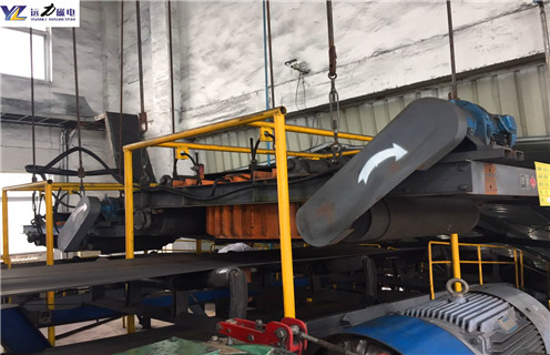 電磁自卸式除鐵器，RCDD-5電磁自卸式除鐵器設備_RCDD-5電磁自卸式除鐵器設備廠家配件_型號及工作視頻